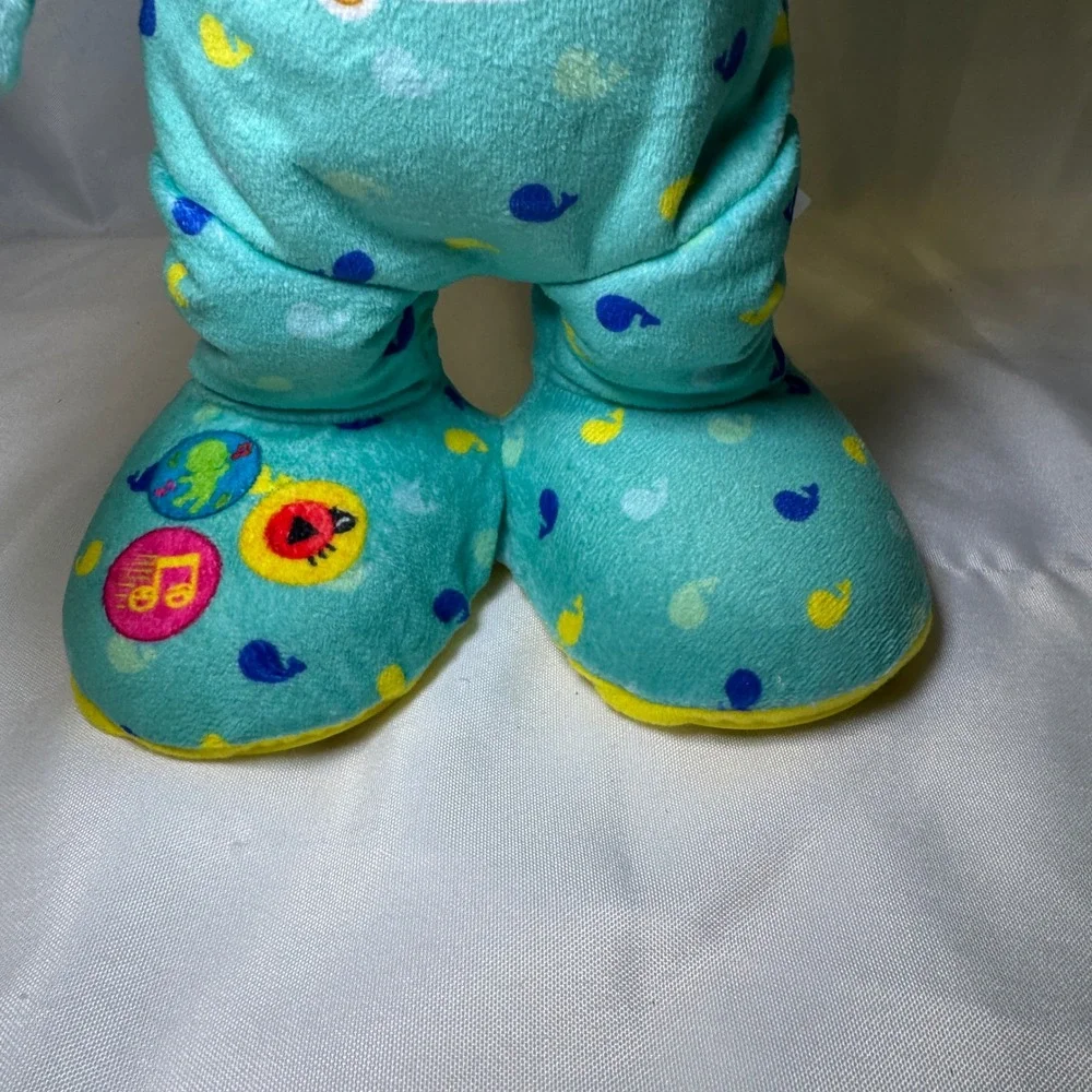 CoComelon JJ Musical Interactive Plush Doll Teal Whale Pajamas 2023 Moonbug